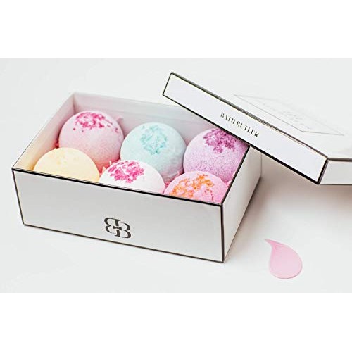 Bath Butler Bath Bombs for Women Spa Package - 6 XL Large Shea Butter Natural...