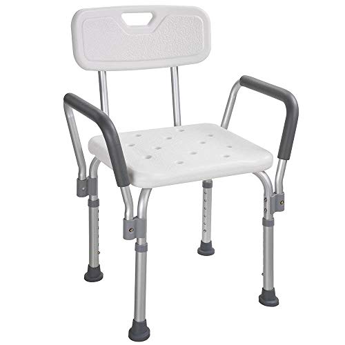 Medical Bath Shower Seat Safety Support Bathtub Bench Chair Stool Armrest Back