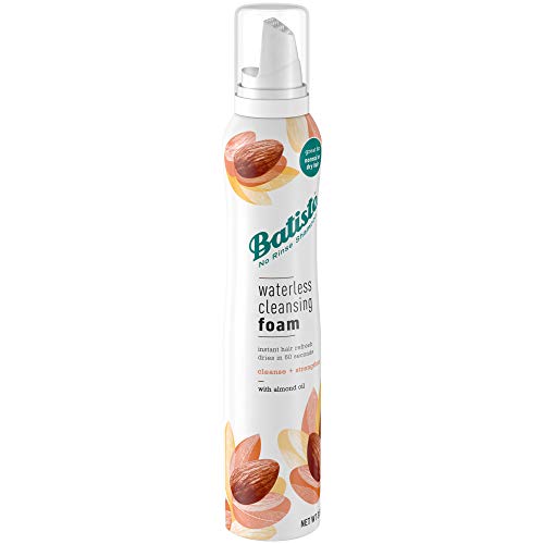 Batiste Waterless Cleansing Foam Cleanse and Strengthen with Almond Oil, 3.60 OZ