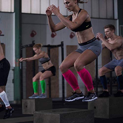 Bauerfeind Sports Compression Lower Leg Calf Sleeves (1 Pair) (Rivera, Small/...