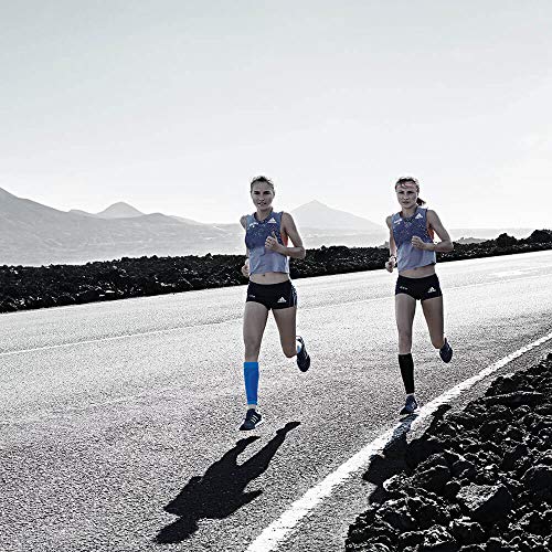 Bauerfeind Sports Compression Lower Leg Calf Sleeves (1 Pair) (Rivera, Small/...