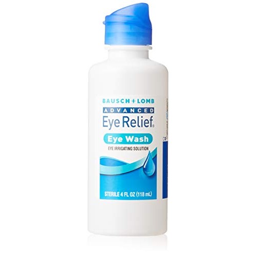 B&L Eye Wash Size 4z Bausch & Lomb Advanced Eye Relief, Eye Wash Eye Irrigati...