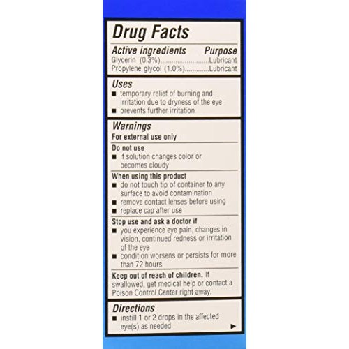 Bausch & Lomb Advanced Eye Relief Dry Eye Lubricant Eye Drops 1oz ( Packs of 3)