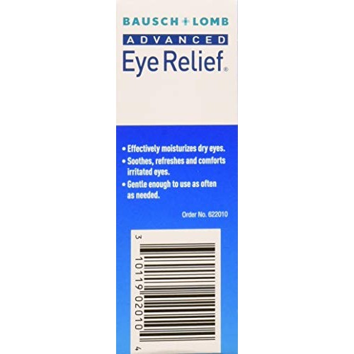 Bausch & Lomb Advanced Eye Relief Dry Eye Lubricant Eye Drops 1oz ( Packs of 3)