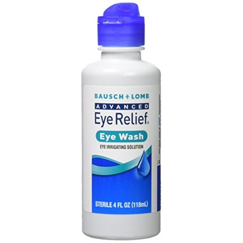 Bausch & Lomb Advanced Eye Relief Eye Wash, 4 Fl Oz, Pack of 3
