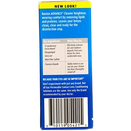 Bausch and Lomb Boston Advance Cleaner, 1 Ounce each (Value Pack of 3)