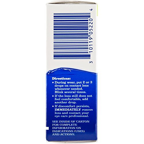 Bausch & Lomb-Lubricating and Rewetting Drops for Contact Lenses by Renu, 8 m...