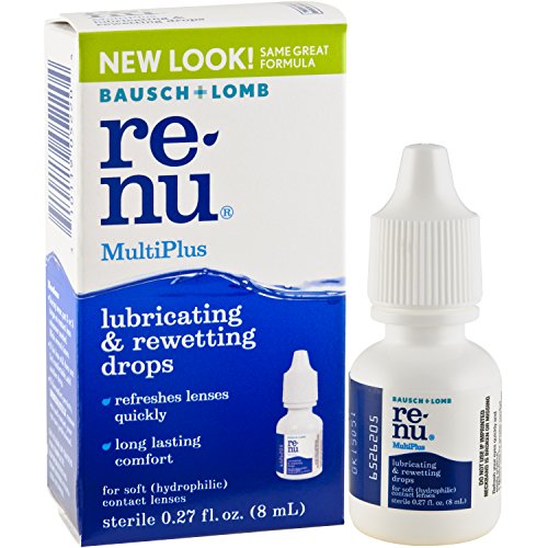 Bausch & Lomb-Lubricating and Rewetting Drops for Contact Lenses by Renu, 8 m...