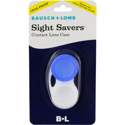 Contact Lens Case by Bausch & Lomb, Compact, Durable, Leak Proof
