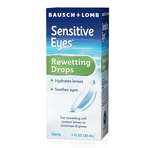 Contact Lens Solution by Bausch & Lomb, for Rewetting Soft Contact Lenses, 1 ...