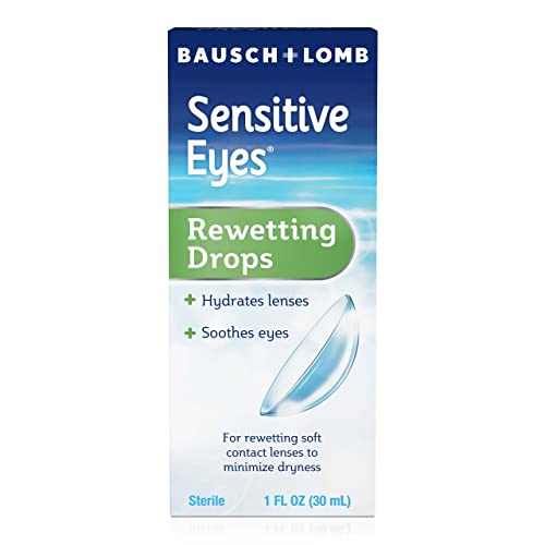 Contact Lens Solution by Bausch & Lomb, for Rewetting Soft Contact Lenses, 1 ...