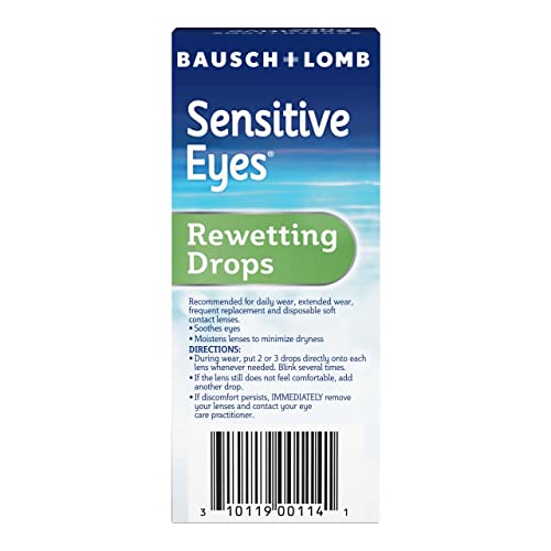 Contact Lens Solution by Bausch & Lomb, for Rewetting Soft Contact Lenses, 1 ...