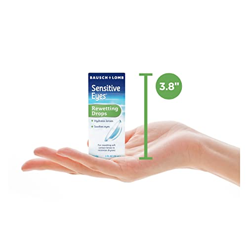 Contact Lens Solution by Bausch & Lomb, for Rewetting Soft Contact Lenses, 1 ...