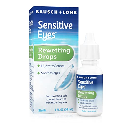 Contact Lens Solution by Bausch & Lomb, for Rewetting Soft Contact Lenses, 1 ...