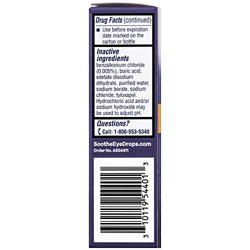 Eye Drops by Bausch & Lomb, Lubricant Relief for Dry Eyes, Maximum Hydration,...