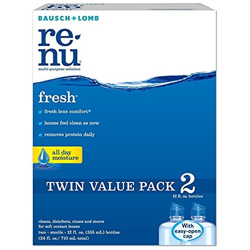 Renu Fresh All Day Moisture Multi-Purpose Eye Contact Lens Solution 12 Fluid ...