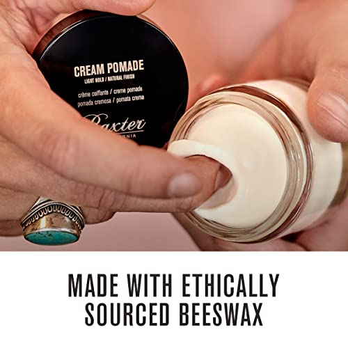 Baxter of California Cream Pomade for Men and Women, Natural Finish, Light Ho...