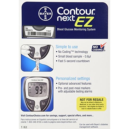 Bayer Contour Next Ez Blood Glucose Monitoring Kit