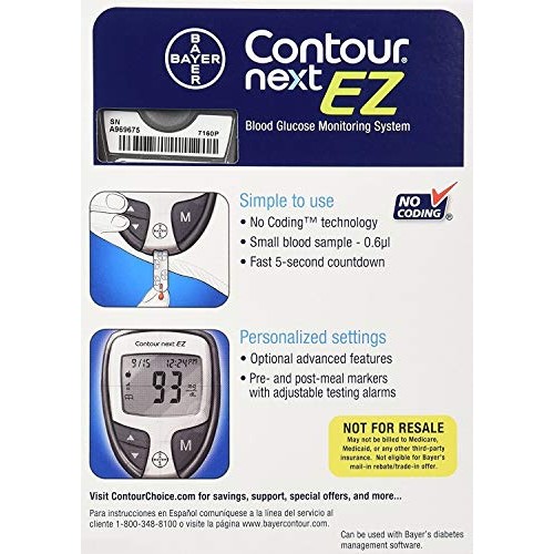 Bayer Contour Next EZ Glucose Meter Kit
