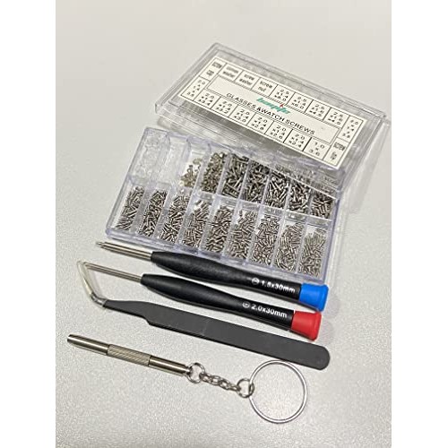 bayite Eye Glass Repairing Kit Eyeglass Sunglass Repair Kit Tool with Screws ...