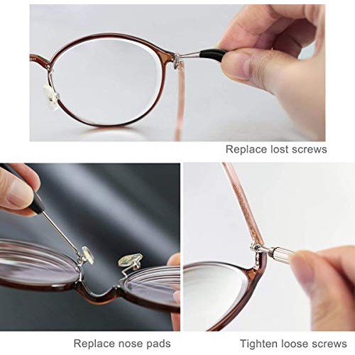 bayite Eye Glass Repairing Kit Eyeglass Sunglass Repair Kit Tool with Screws ...