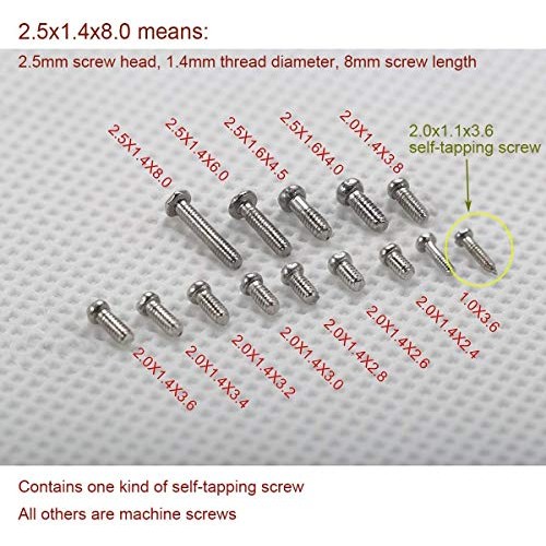 bayite Eye Glass Repairing Kit Eyeglass Sunglass Repair Kit Tool with Screws ...