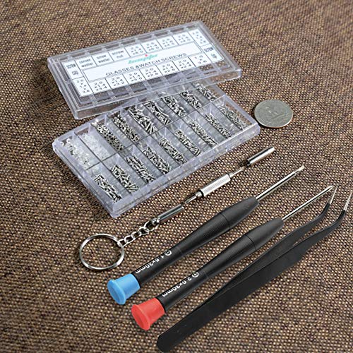 bayite Eye Glass Repairing Kit Eyeglass Sunglass Repair Kit Tool with Screws ...