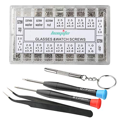 bayite Eye Glass Repairing Kit Eyeglass Sunglass Repair Kit Tool with Screws ...