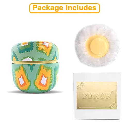BBKON Large Powder Puff for Body Powder with Powder Container, Soft Powder Pu...