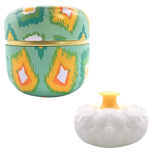 BBKON Large Powder Puff for Body Powder with Powder Container, Soft Powder Pu...