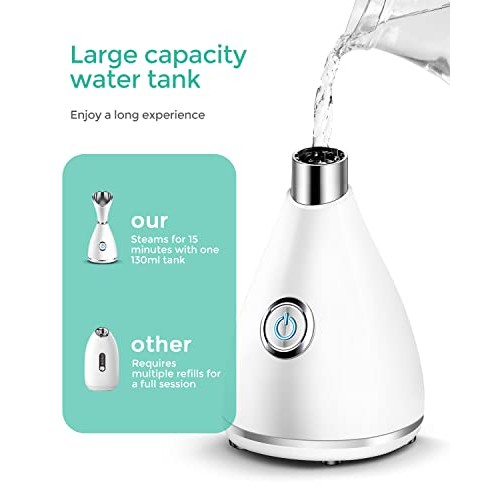 Facial Steamer, Face Steamer for Facial Deep Cleaning Home, Facial Spa Warm M...