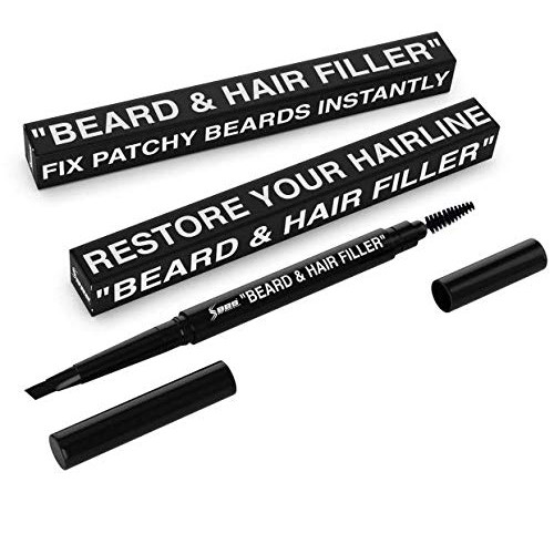 BEST Beard Filler Pen for Men / Pencil & Brush - Fill Patchy & Thin Areas for...