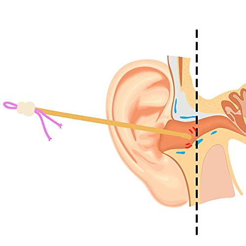  100 Pieces Bamboo Ear Cleaner Ear Pick Mix Cute Doll Bamboo Wax Remover Clea...