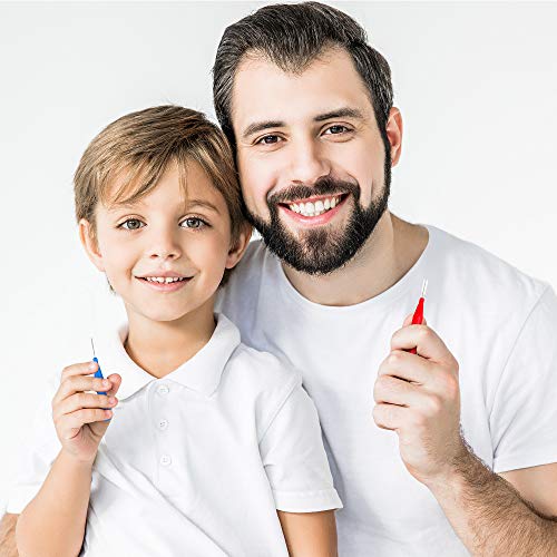 100 Pieces Braces Brush for Cleaner Interdental Brush Toothpick Dental Tooth ...