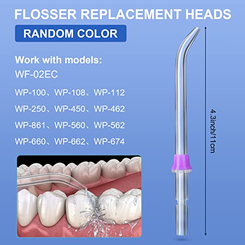 2 Pieces Oral Hygiene Accessories Standard Water Hose Plastic Handle with 2 P...