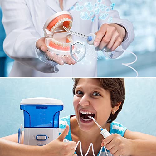 2 Pieces Oral Hygiene Accessories Standard Water Hose Plastic Handle with 2 P...