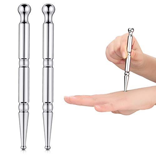 Stainless Steel Deep Tissue Massage Tool Manual Massage Pen for Full Body Rel...