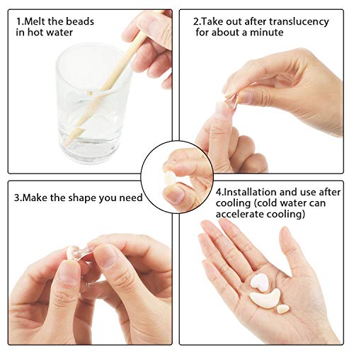 tooth repair kit, 100 g tooth filling thermal beads, temporary veneer tooth r...