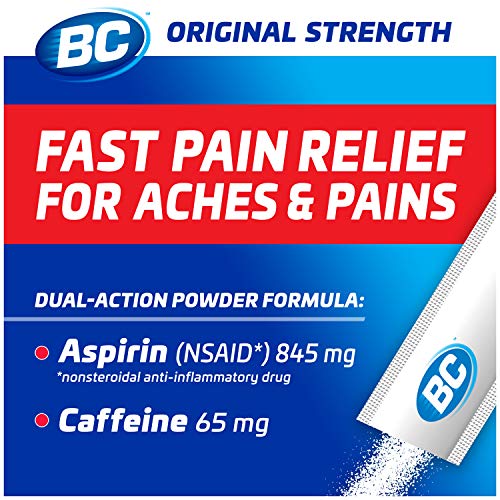 BC Powder Original Strength Pain Reliever, 50 Powder Sticks