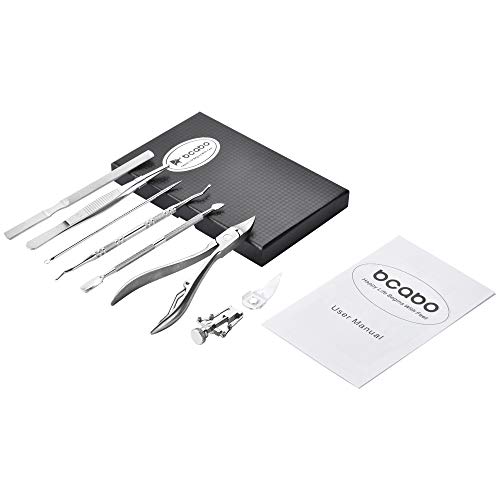 Bcabo Upgraded 8Pcs/set Ingrown Toenail Tools Kit, Premium Nail Treatment Foo...