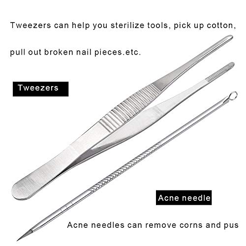 Bcabo Upgraded 8Pcs/set Ingrown Toenail Tools Kit, Premium Nail Treatment Foo...