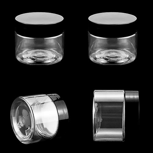 BcPowr 24 Pack Cosmetic Containers, Plastic Sample Containers with Lids with ...