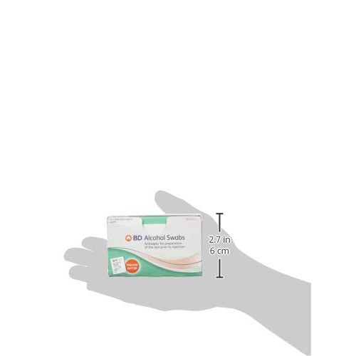 BD Alcohol Swabs 100 Each White