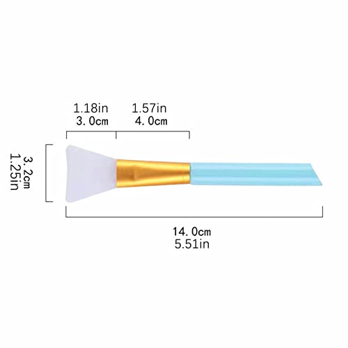 6pcs Face Cleaning Tools 2PCS Silicone Face Mask Brushes and 4pcs Blackhead R...