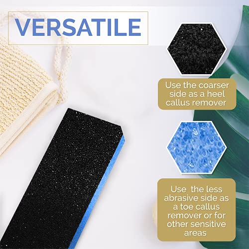 BE-LAIV Foot Pumice Stone for Feet - Ultimate 2-in-1 Foot Scrubber – Professi...