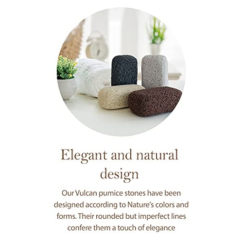 Pumice Stone for Feet and Hands - Natural Foot Pumice Stone for Callus Remove...