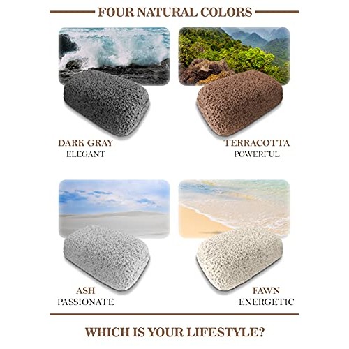 Pumice Stone for Feet and Hands - Natural Foot Pumice Stone for Callus Remove...