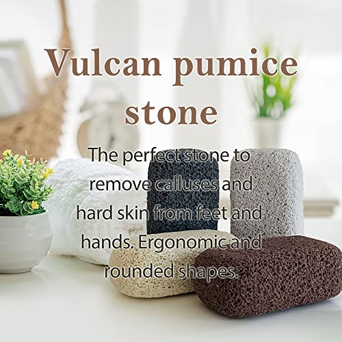 Pumice Stone for Feet and Hands - Natural Foot Pumice Stone for Callus Remove...