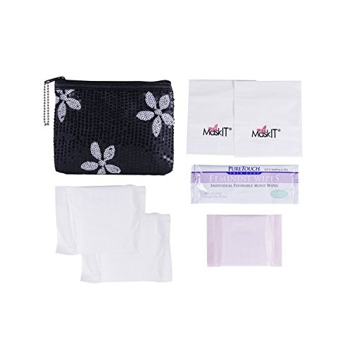 Menstruation Kit - First Period Kit to-go! (Period Starter Kit with Organic &...
