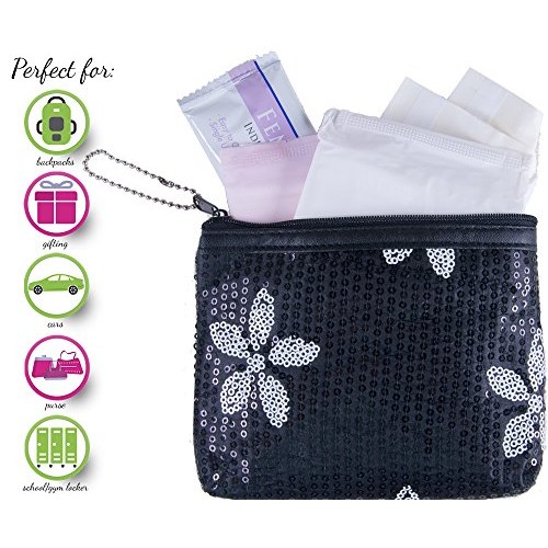 Menstruation Kit - First Period Kit to-go! (Period Starter Kit with Organic &...